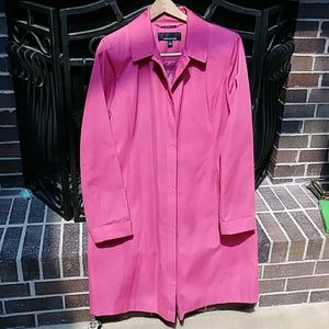 Raincoat lined in quilted fabric